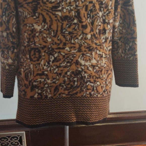 Liz Claiborne Alpaca Blend Mustard Brown Cardigan - Picture 5 of 9